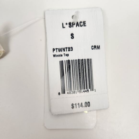 L*Space Winnie Bikini Top in Cream Size Small NWT - Picture 4 of 5